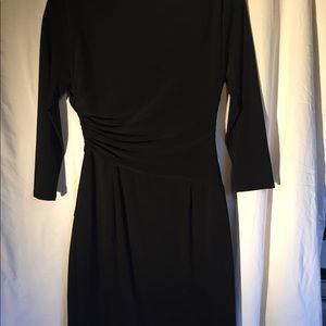 Nine West size 4P black draped dress